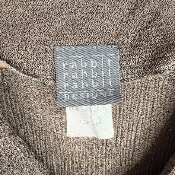 Rabbit Rabbit Rabbit Button Front Blouse S/M - Picture 5 of 9